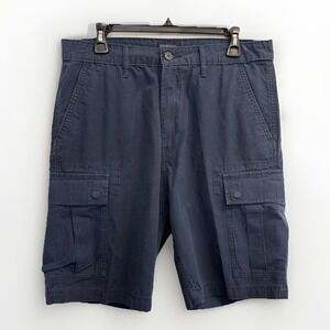 Levi's Ripstop Cargo Shorts Men's Size 34 Navy Blue 9" Inseam